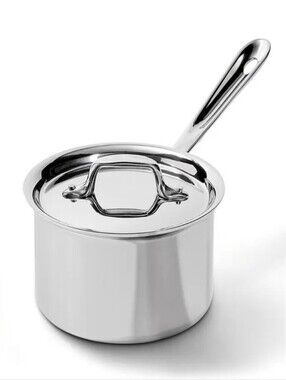All-Clad D3 Stainless Steel 2QT Saucepan w/Lid